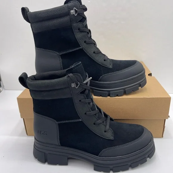 UGG Women's Lace-Up Boot
W / 1174492
W ASHTON WEATHERIZED LACE UP Boots Black - Picture 1 of 16